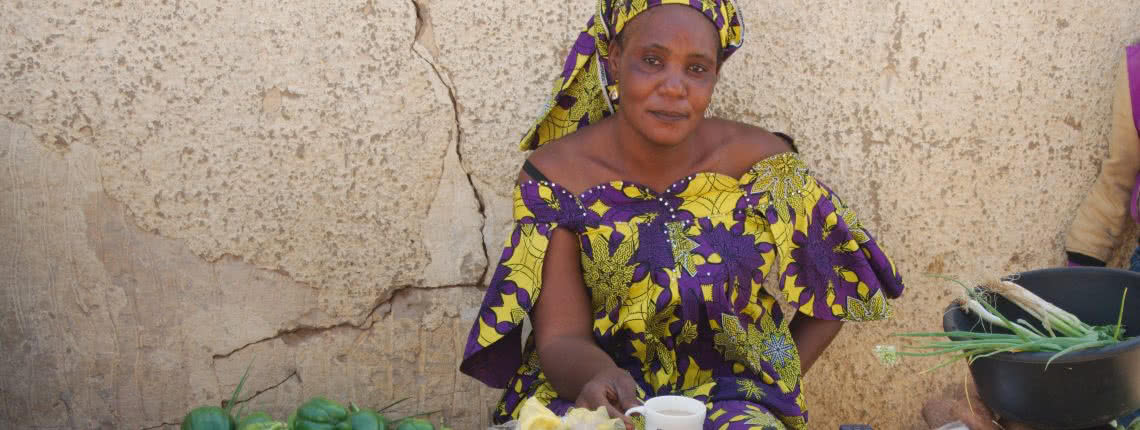 Dakar street vendor